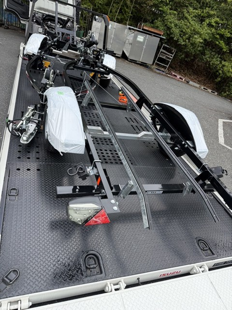 最大積載量550kgのタフな仕様